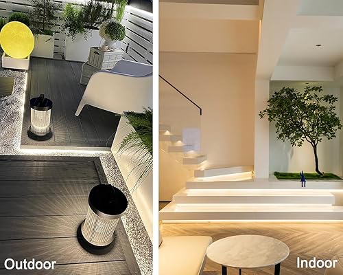 Miniatura 6 de TOPAI Tira de luz LED COB de 24 V, 4000 K, blanco natural, 32.8 pies, impermeable, IP65, súper brillante, 7000 lúmenes, CRI 93+, sin puntos, alta