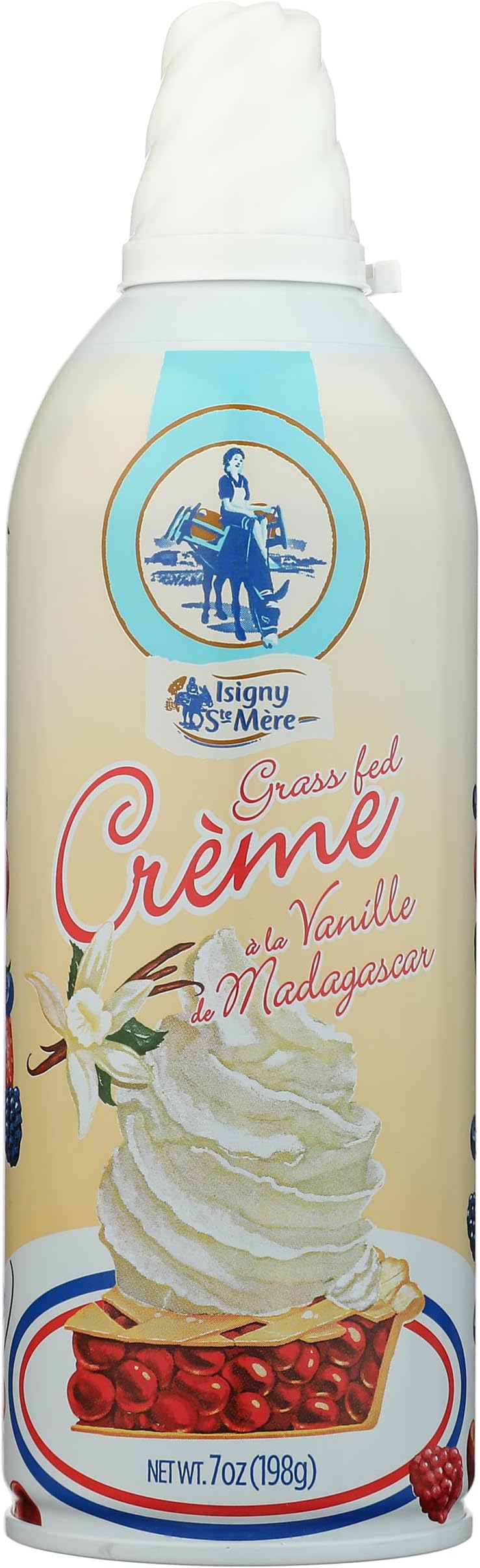 Isigny Ste Mere, Madagascar Vanilla Chantilly Crème, 7 oz