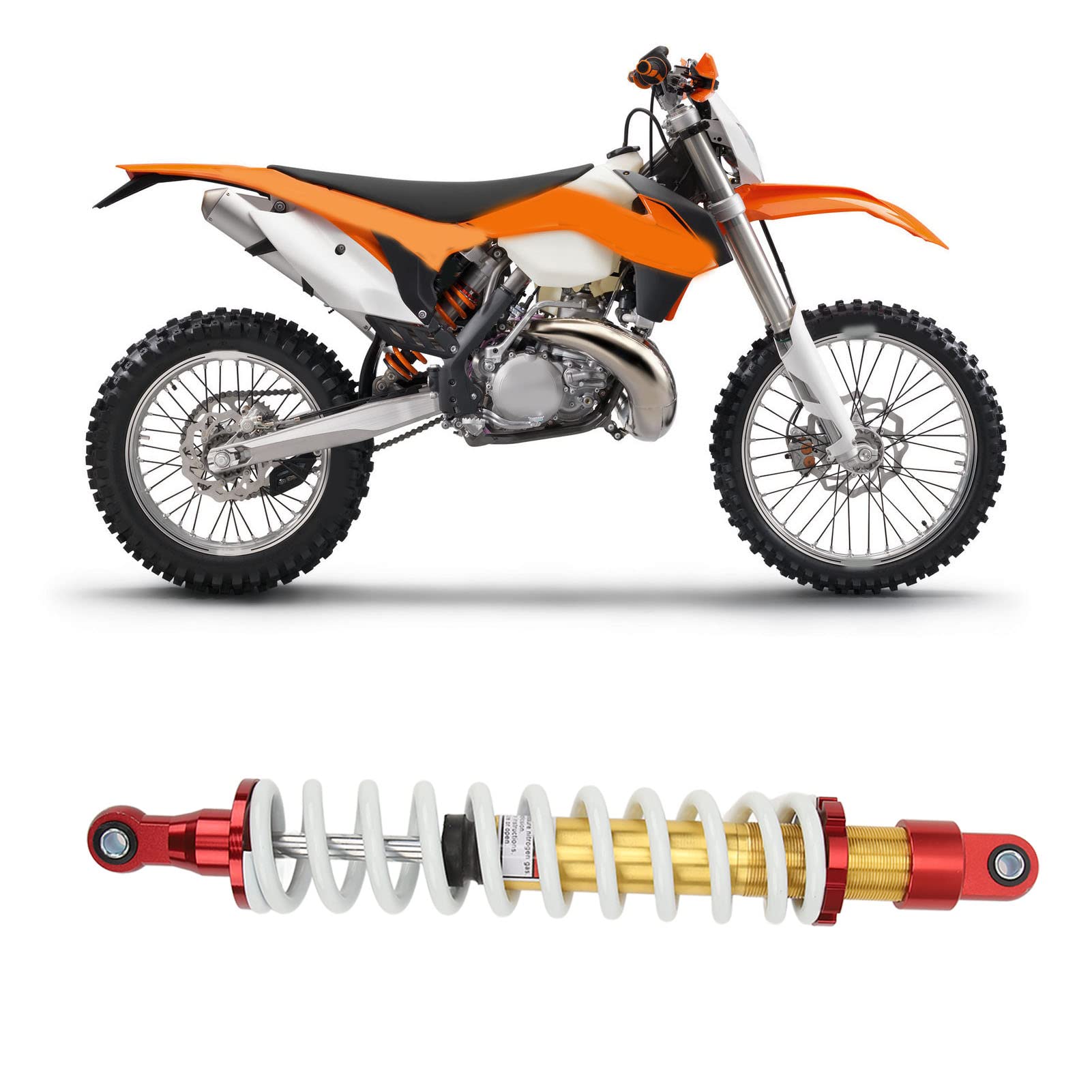 Fockety Amortisseur De Moto, Amortisseur Universel Réglable