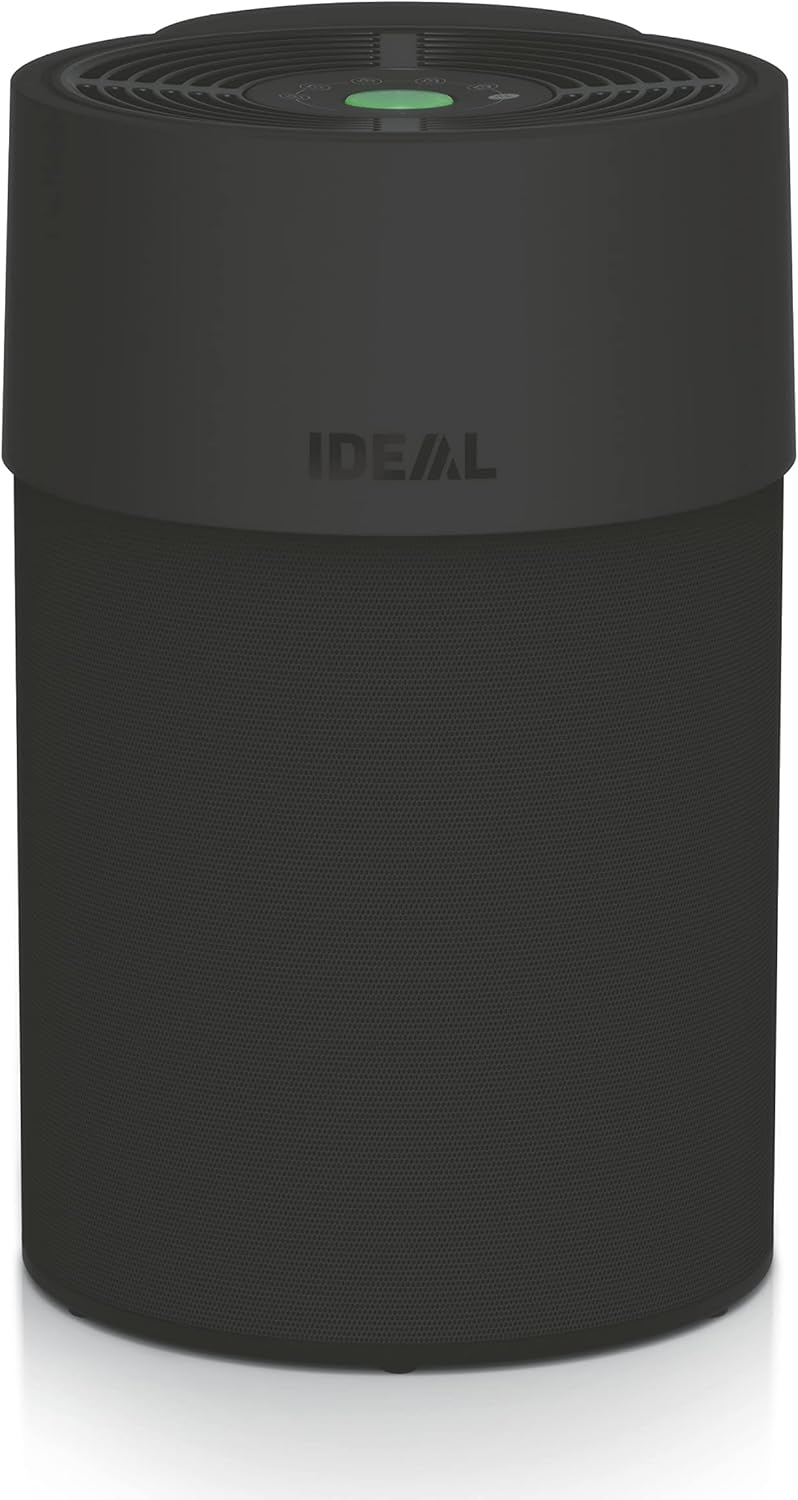 IDEAL – Air Purifier AP40 PRO Black Edition up to 50 m² | Made in Germany | HEPA Filter and Activated Carbon Filter, CADR 434 m³/h, 99.99% Filter Performance