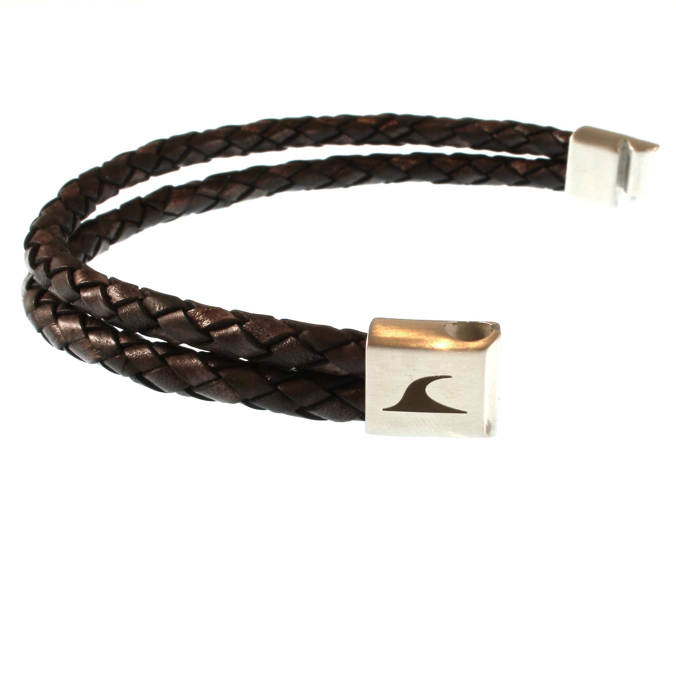 Echt Leder-Armband TARIFA F Braun Männer Herren