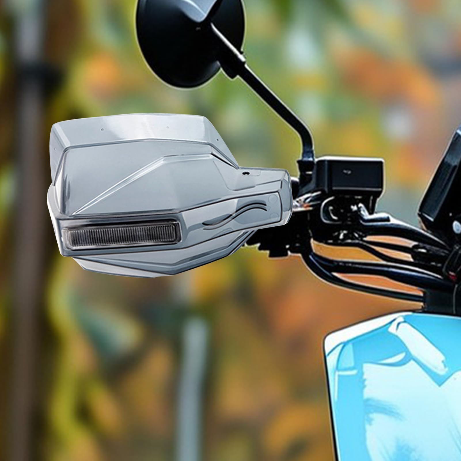 Osłony Rąk Do Motocykla Osłony Przeciwwietrzne Do Motocykli | Wzmocniona Osłona Przeciwwiatrowa Do Skuterów i Motocykli Jazdy Miejskiej Trasy z Odpornością Na Warunki Atmosferyczne