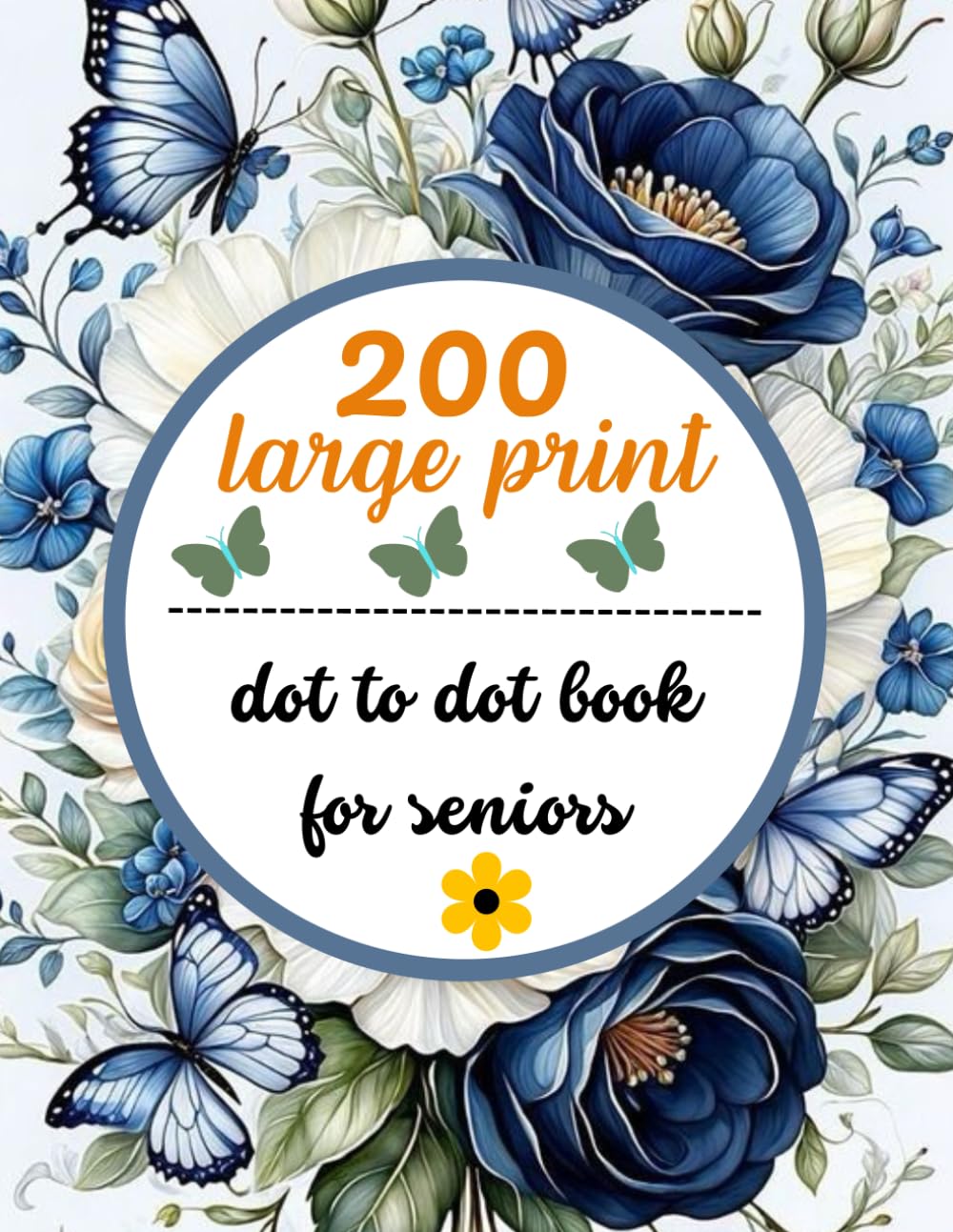 200 large print dot to dot book for seniors