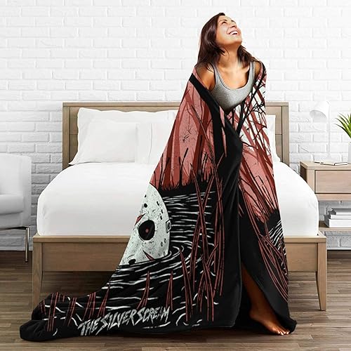 Miniatura 5 de Manta Ice Music Nine Kills Band para sofá, cama, sala de estar, divertida y ligera con aire acondicionado para mujeres, camping, 60 x 50 pulgadas