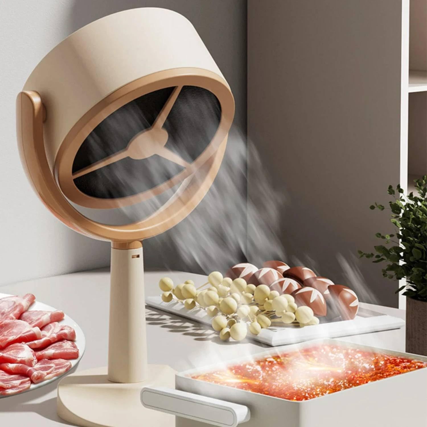 ‚Powerful Desktop Range Hood with USB Charging: Oil & Smoke Absorber for Kitchen & Indoor BBQ-image-26