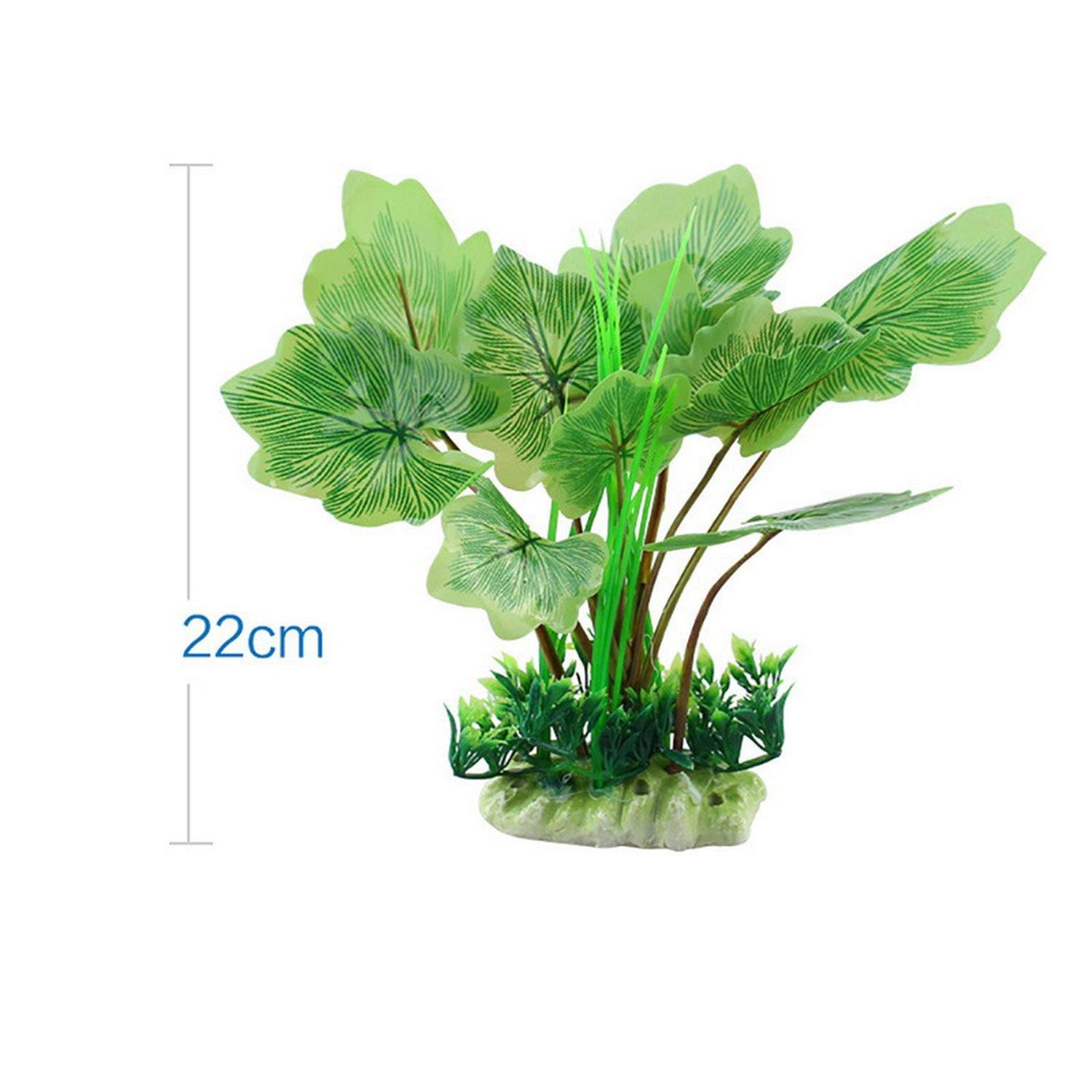 Joyfeel-light Artificial Aquarium Decoration Plastic Water Plant Grass Fish Tank Landscape Ornaments Aquarium Pet Supplies 1Pc