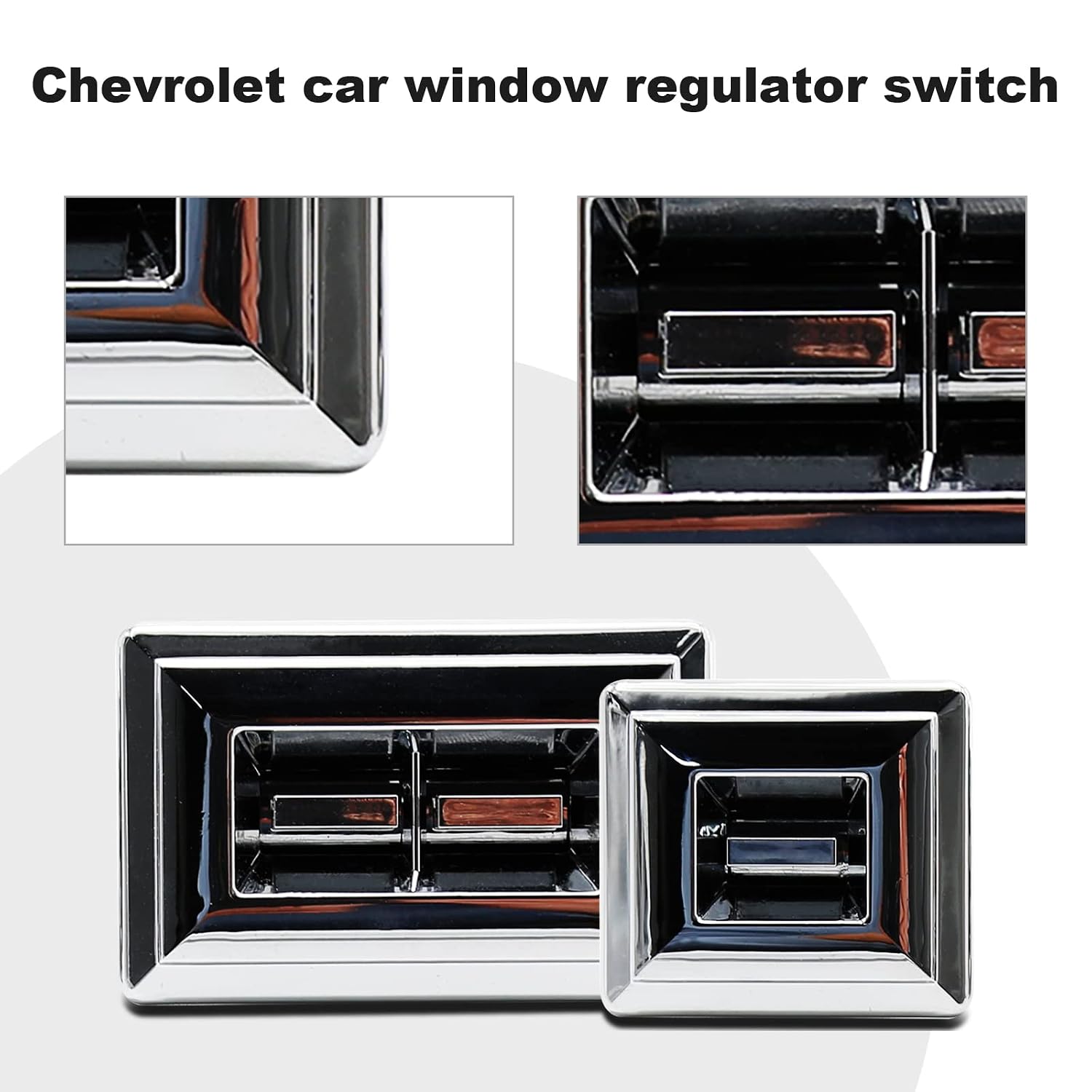 MDEOOSKY 2PCS 20061549 Window Master Switch Replacement for Chevrolet C10/20/30 (1982-1986) S10 (1982-1988) G10/20/30 (1980-1994) Monte Carlo (1982-1988) El Camino (1982-1987)