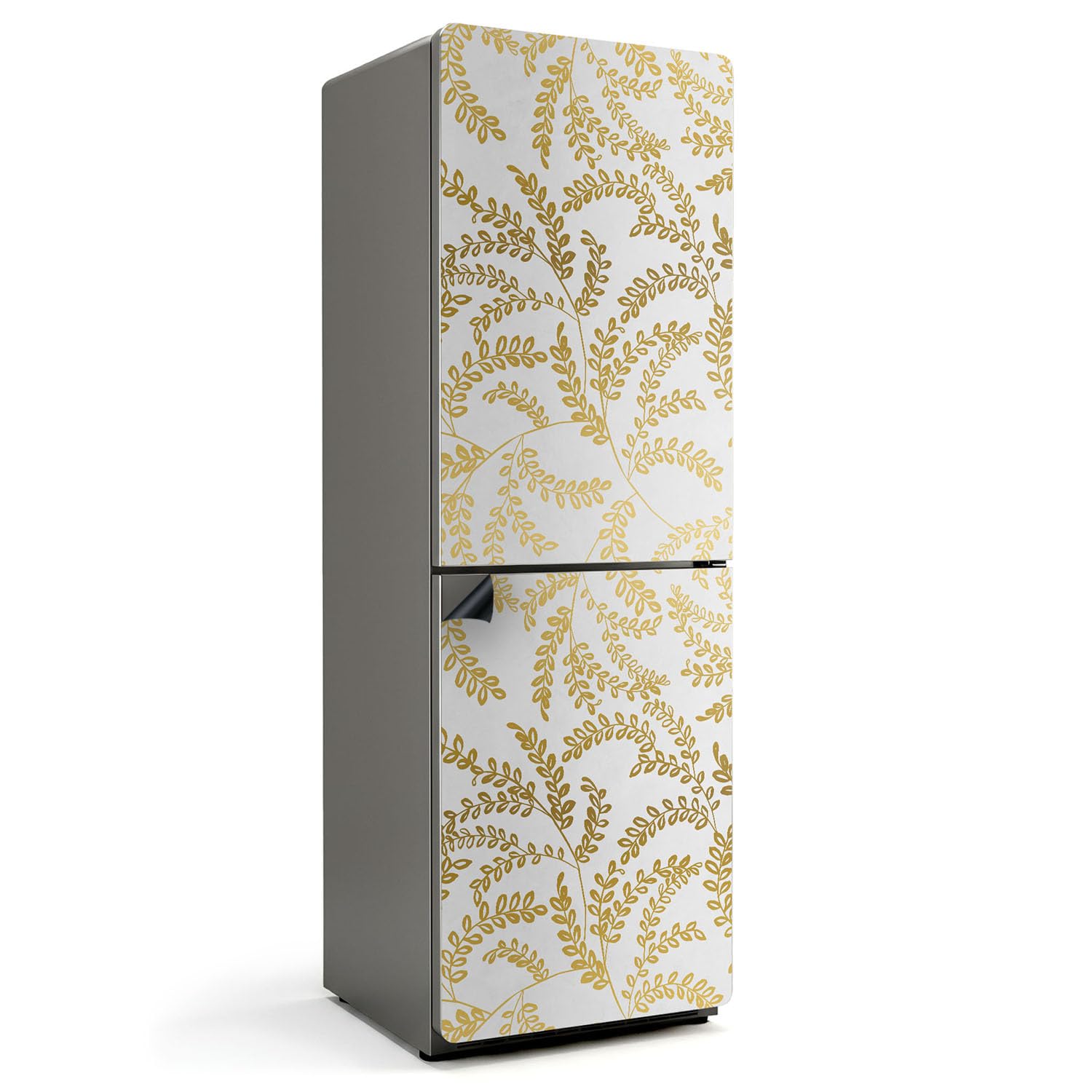 Tapis magnétique de cuisine 60x180 cm imperméable à motif de feuille