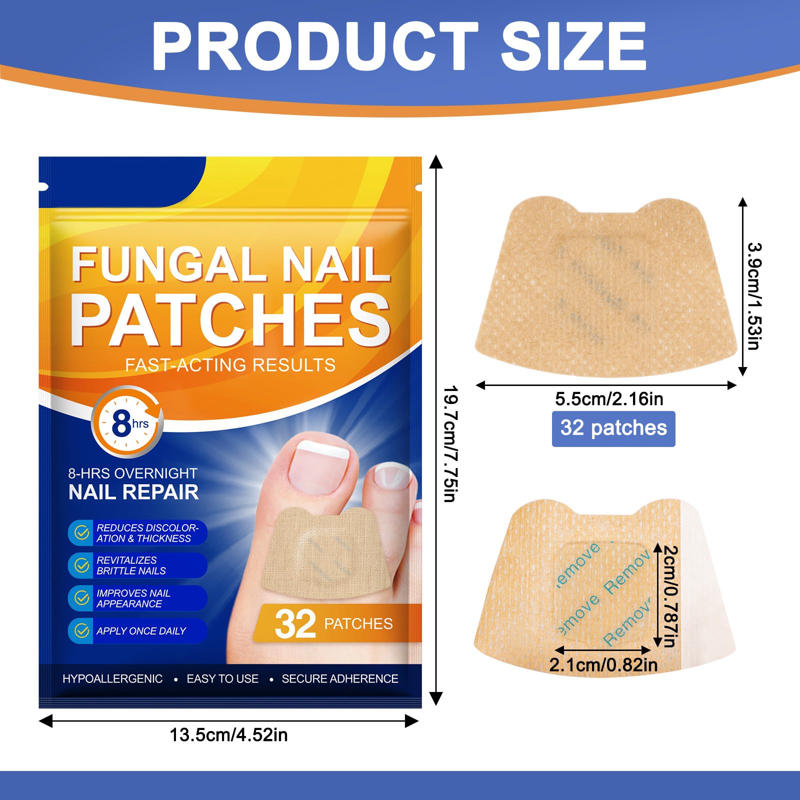 32 Pcs Fungal Nail Patches - Image 2
