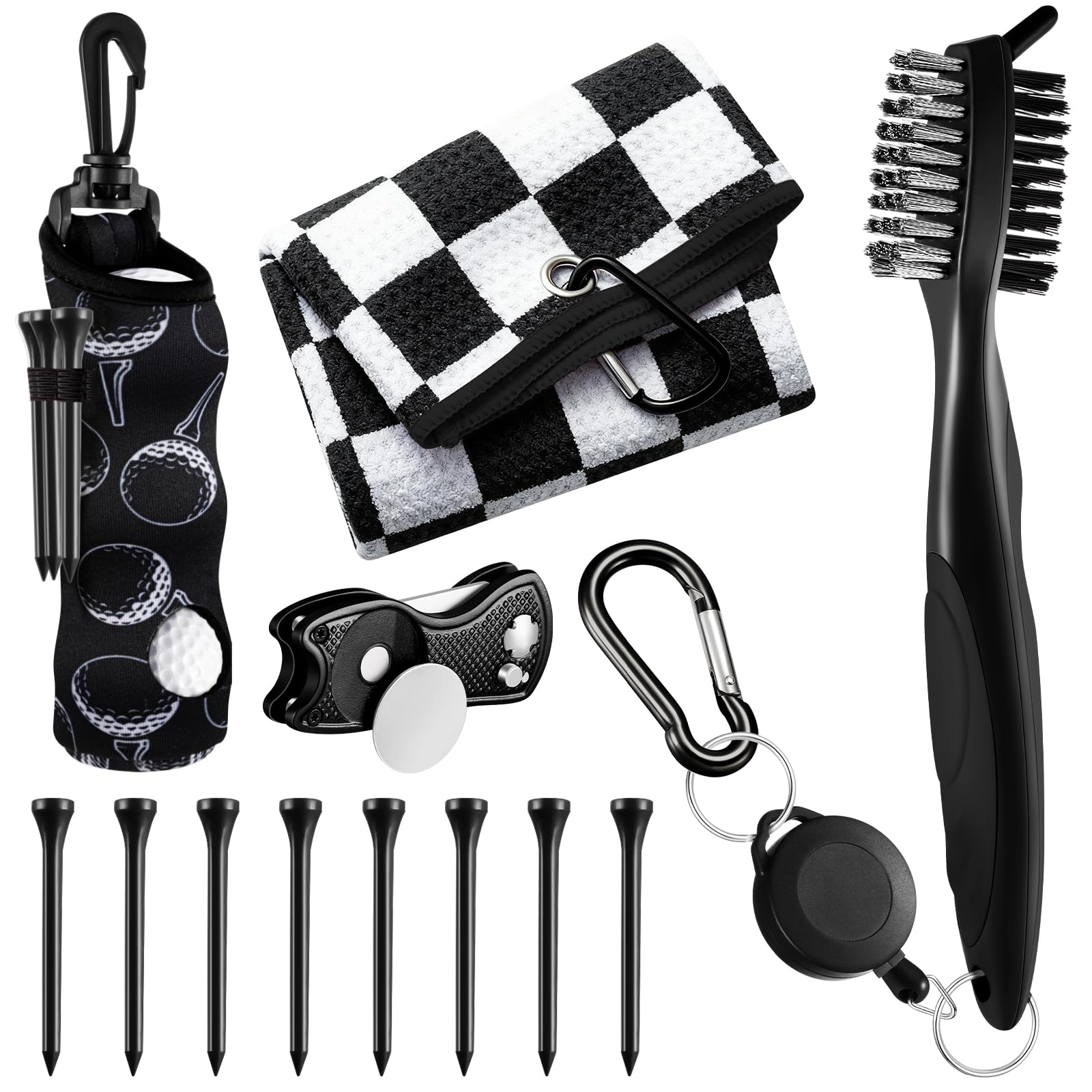 Liliful 12 Pcs Golf Accessories Kit Golf Stuff Gifts for Women Man