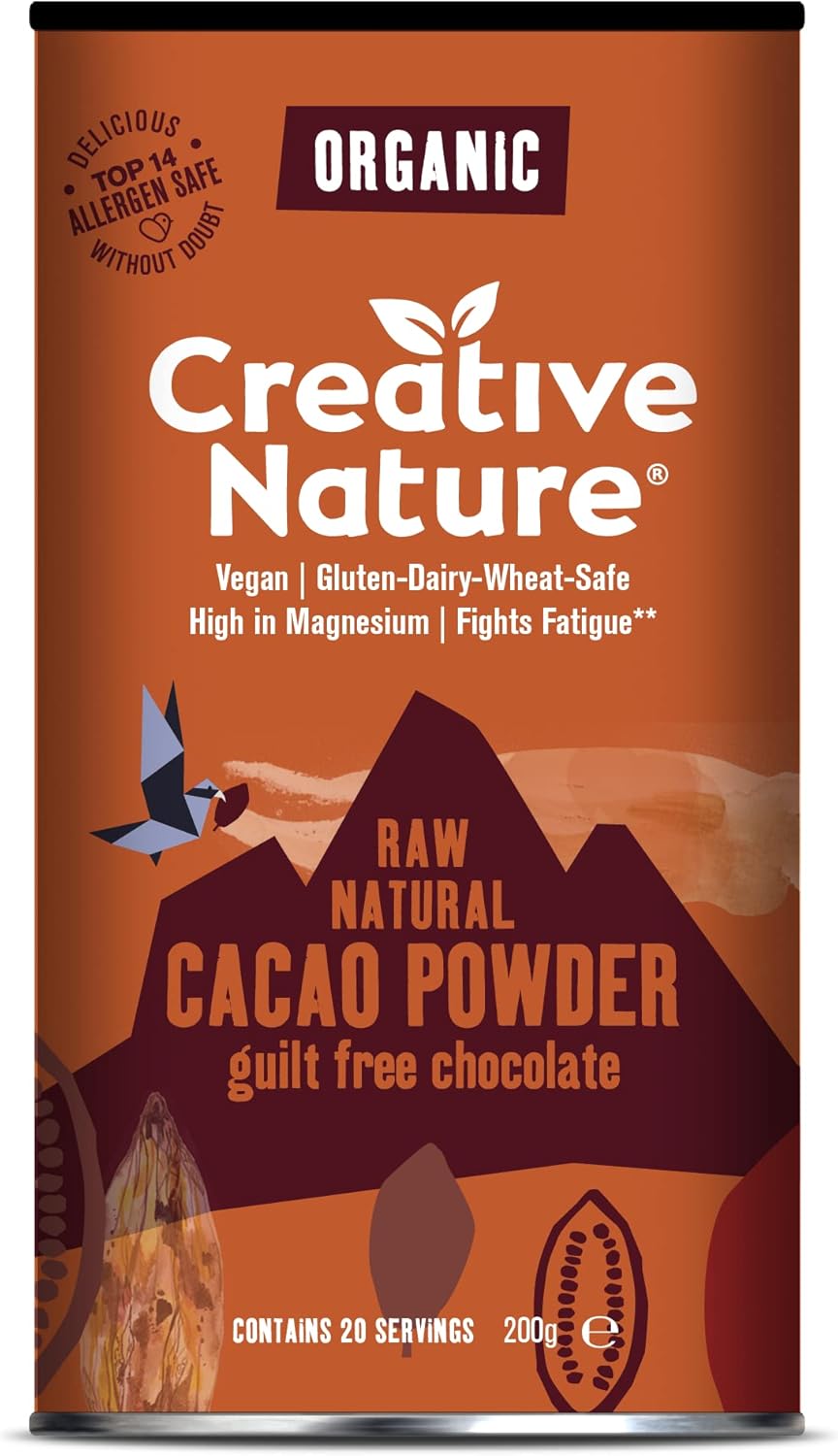 Creative Nature Organic Cacao Powder Vegan Chocolate Powder