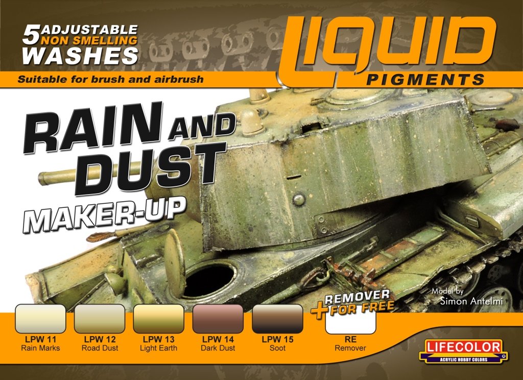LifeColor Liquid Pigments 6-Set LP03 RAIN and RUST : Amazon.co.uk: DIY ...