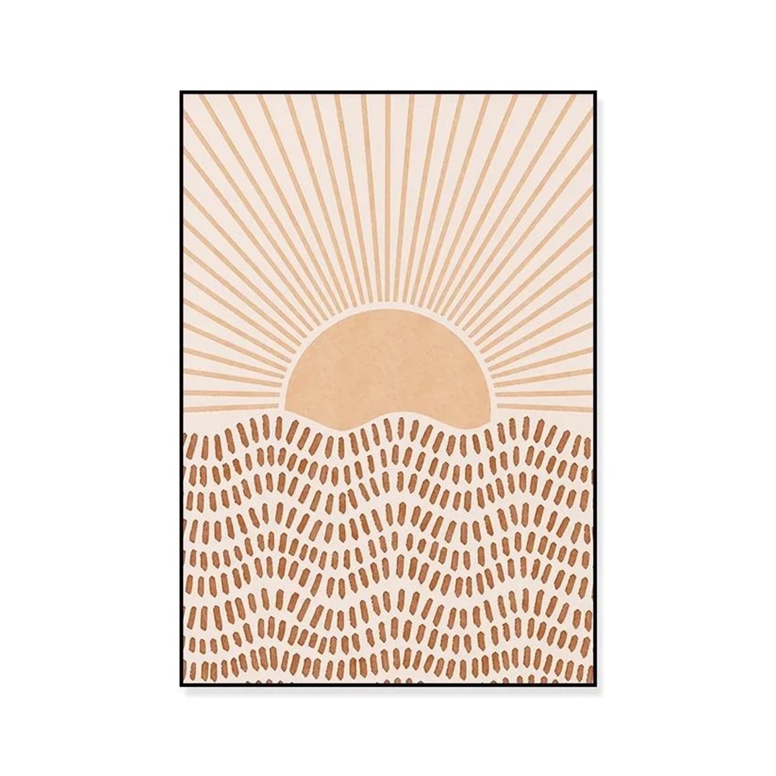 Affiche imprimée vintage et poster abstrait minimaliste pour décoration maison moderne