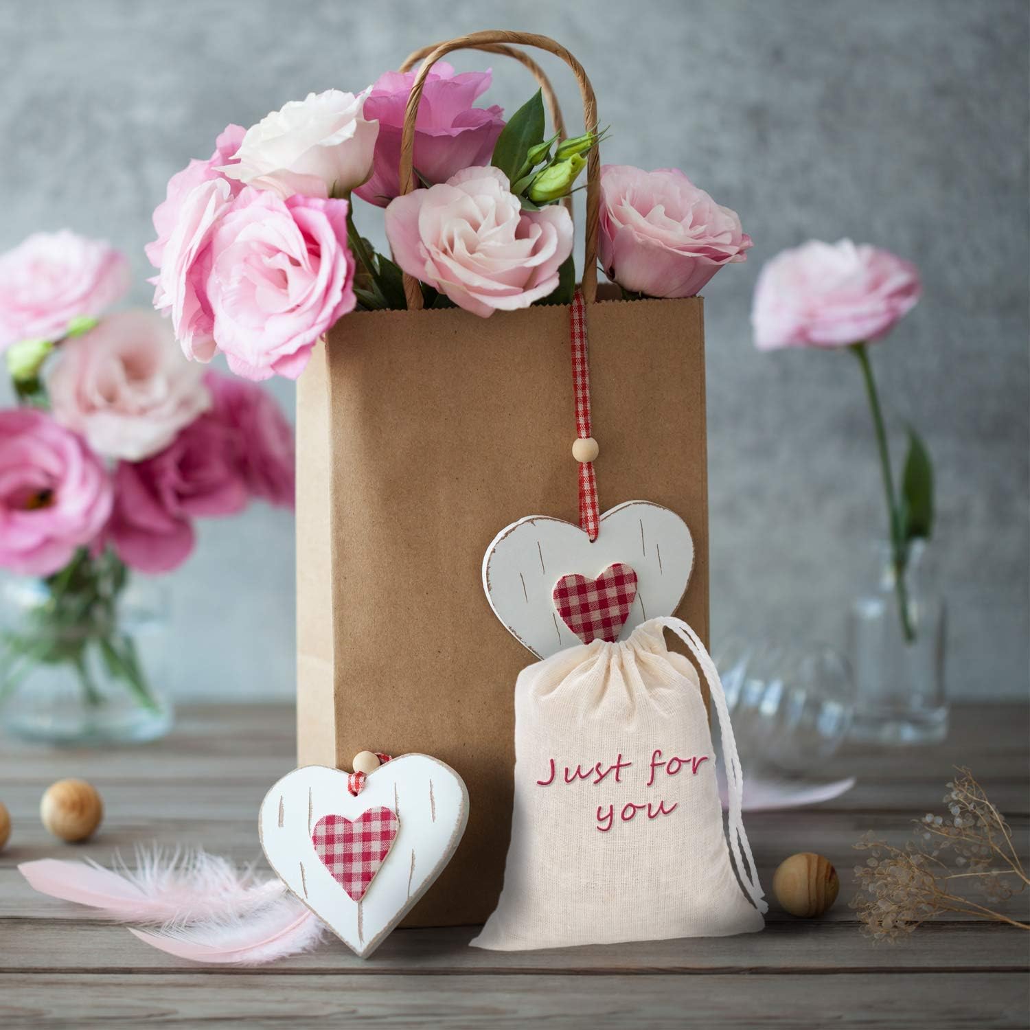 Tatuo 3 x 4 Inches Muslin Cotton Drawstring Bags Canvas Linen Sachet Bag Reusable Empty Gift Pouch for Party Home Supplies - Image 5