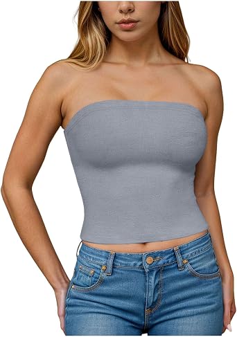 Sleeveless Shirts for Women Solid Casual Lightweight Summer Tops Womens Tube Y2K T-Shirts Fashion Classic Tee Shirt