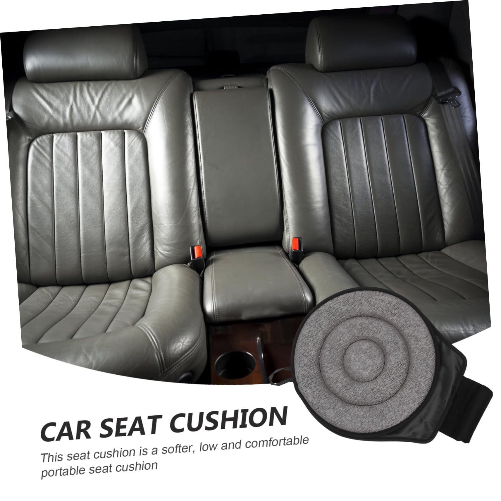 GRIRIW Comfortable Car Seat Cushion Universal Revolving Seat Pad Soft Safe for Office Use
