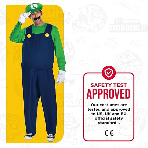 Miniatura 5 de Disguise Disfraz Luigi Deluxe para hombre