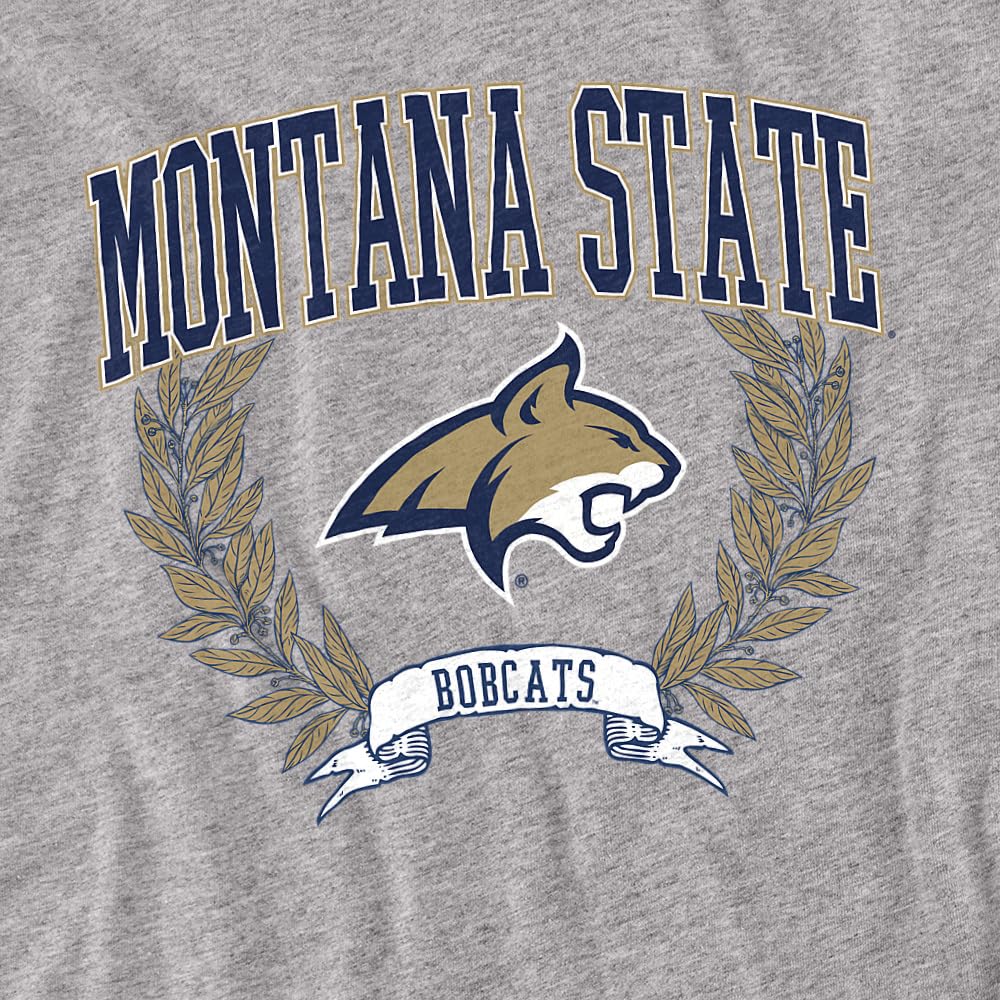 LOGOVISION Montana State University Laurels Dark Kids T Shirt (3) for Toddler Boys and Girls, Athletic Heather