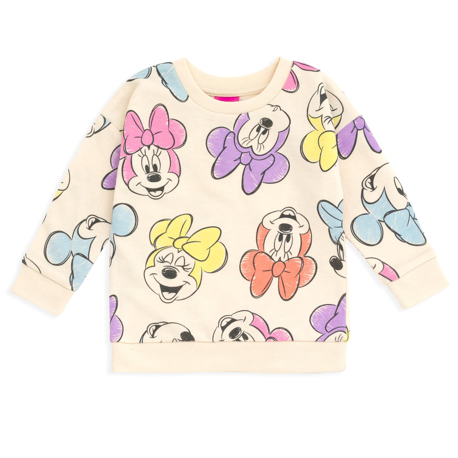 Disney Francuska pluszowa bluza i szorty dla dzieci w rozmiarach od 12 miesięcy do 10-12