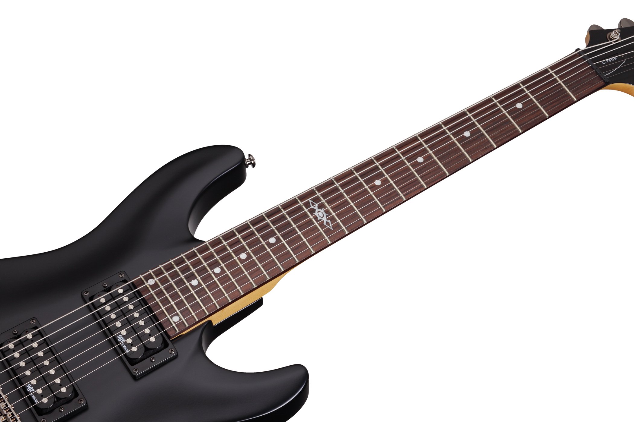 Schecter C 7 Satin Black e della chitarra 7 Corde