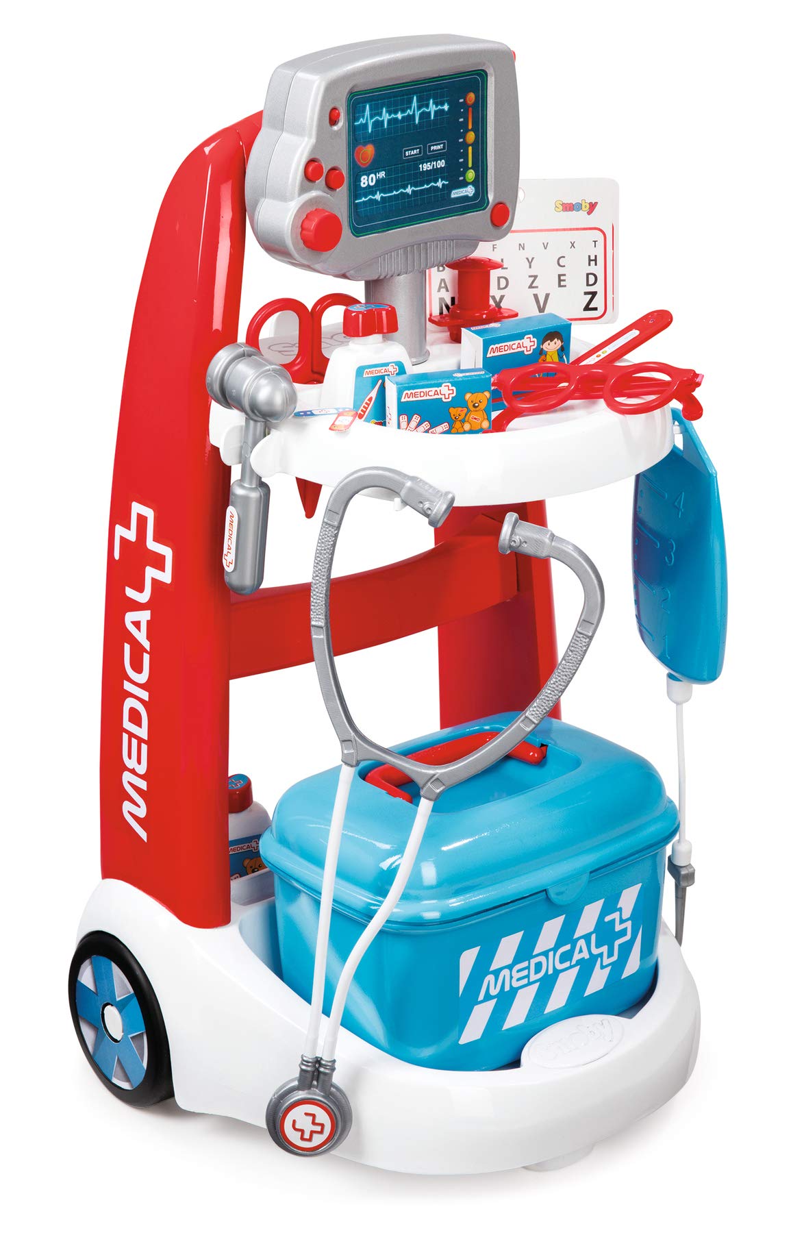 Smoby Medical Trolley Elektronik Ilk Yardim Seti Unitesi 3402 Amazon Com Tr Oyuncak