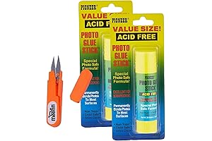 Pioneer Photo Glue Stick Value Pack: Acid-Free Adhesive for Paper & Photos