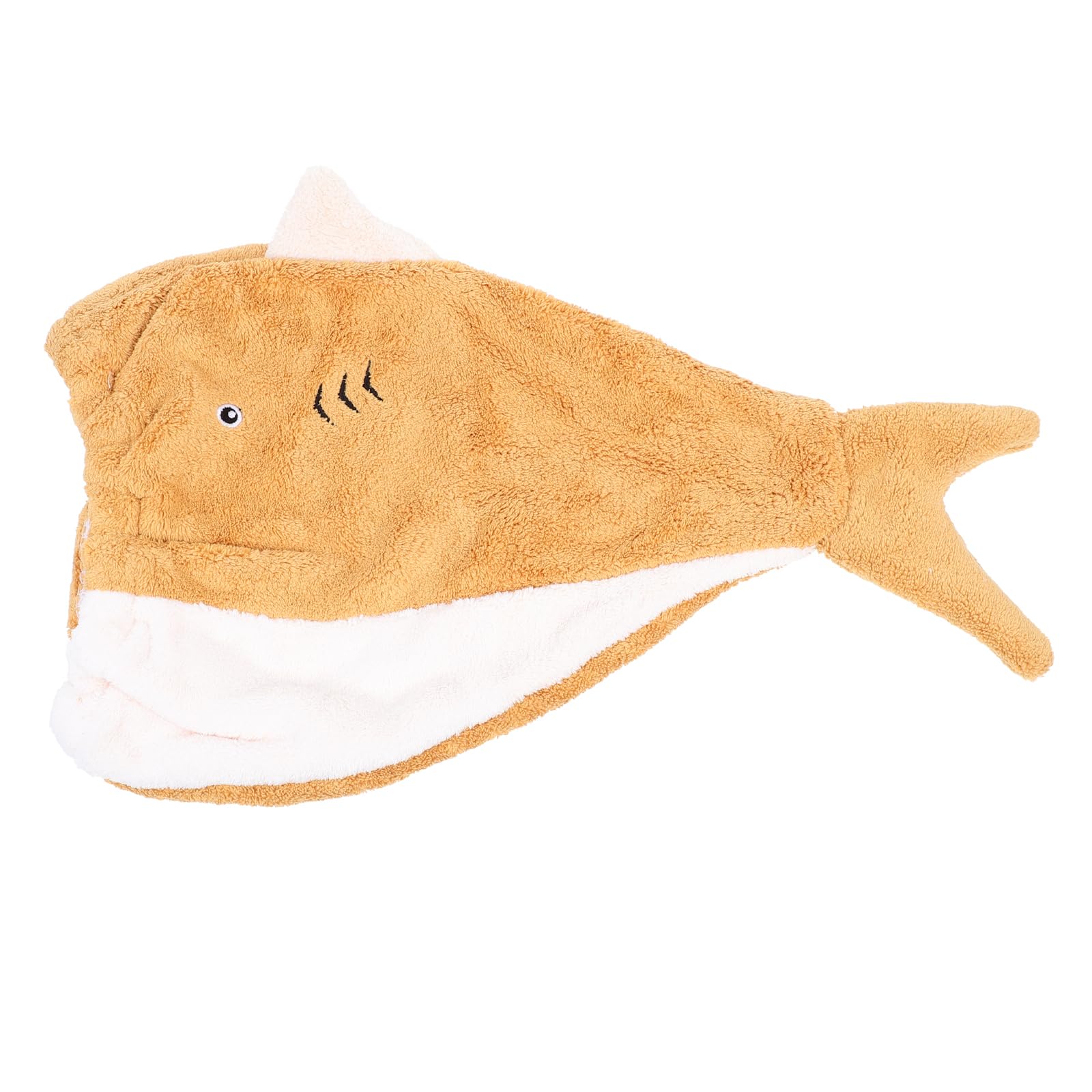 FOMIYES Microfiber Hair Towels Hair Drying Towel Coral Fleece Hair Towel Wrap Wrapped Bath Tool Hair Turban Hair Dry Hat Cap Lightweight Hat Headscarf for Girls Boys Yellow Rapid Drying Towel