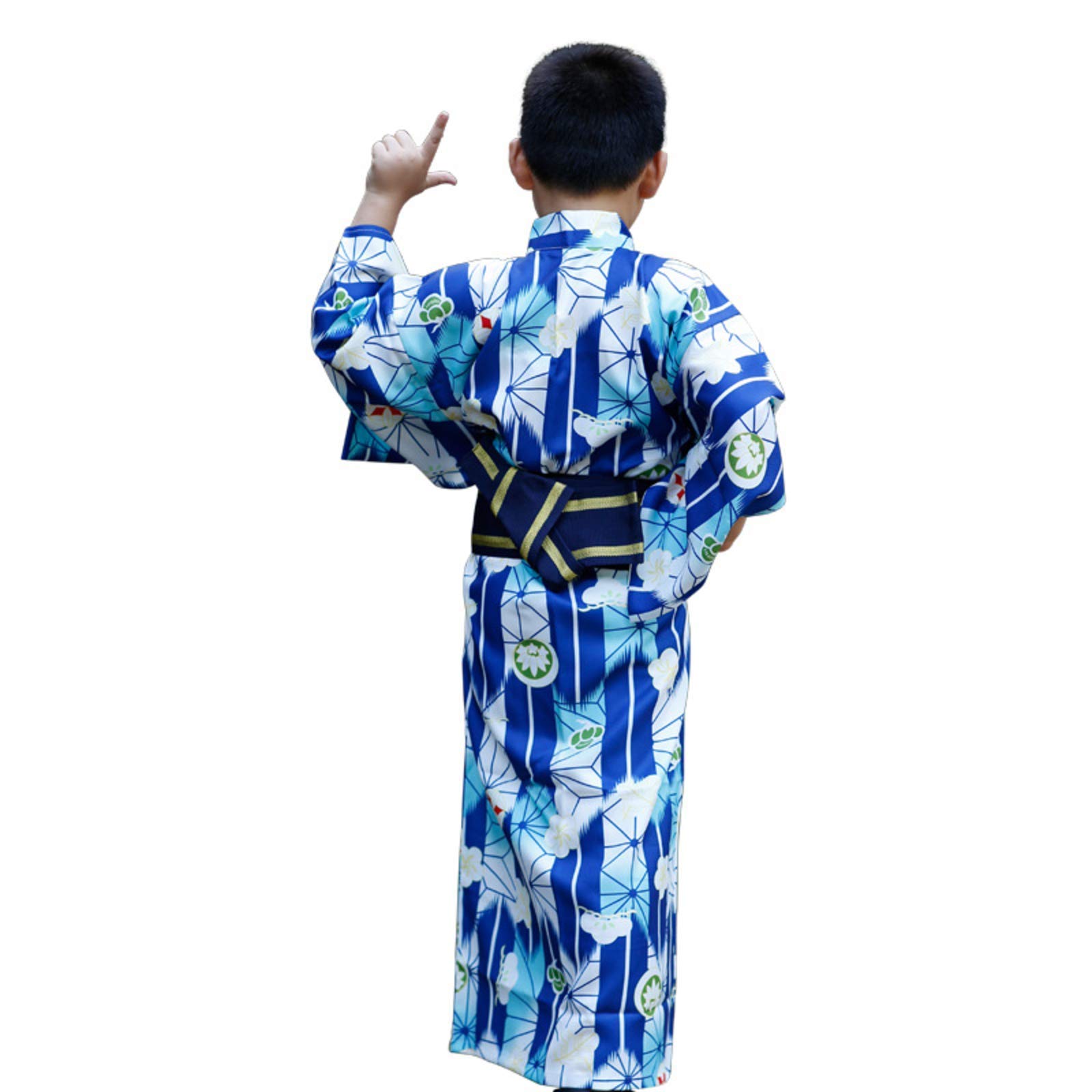 キッズ 着物 青色 伝統柄 キッズ 着物 青色 伝統柄 キッズ 着物 青色 伝統柄