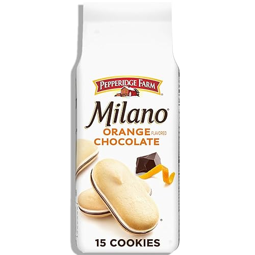 Pepperidge Farm Milano Cookies, Chocolate Orange, 7 Oz Bag - Orange - 7 Ounce (Pack of 1)