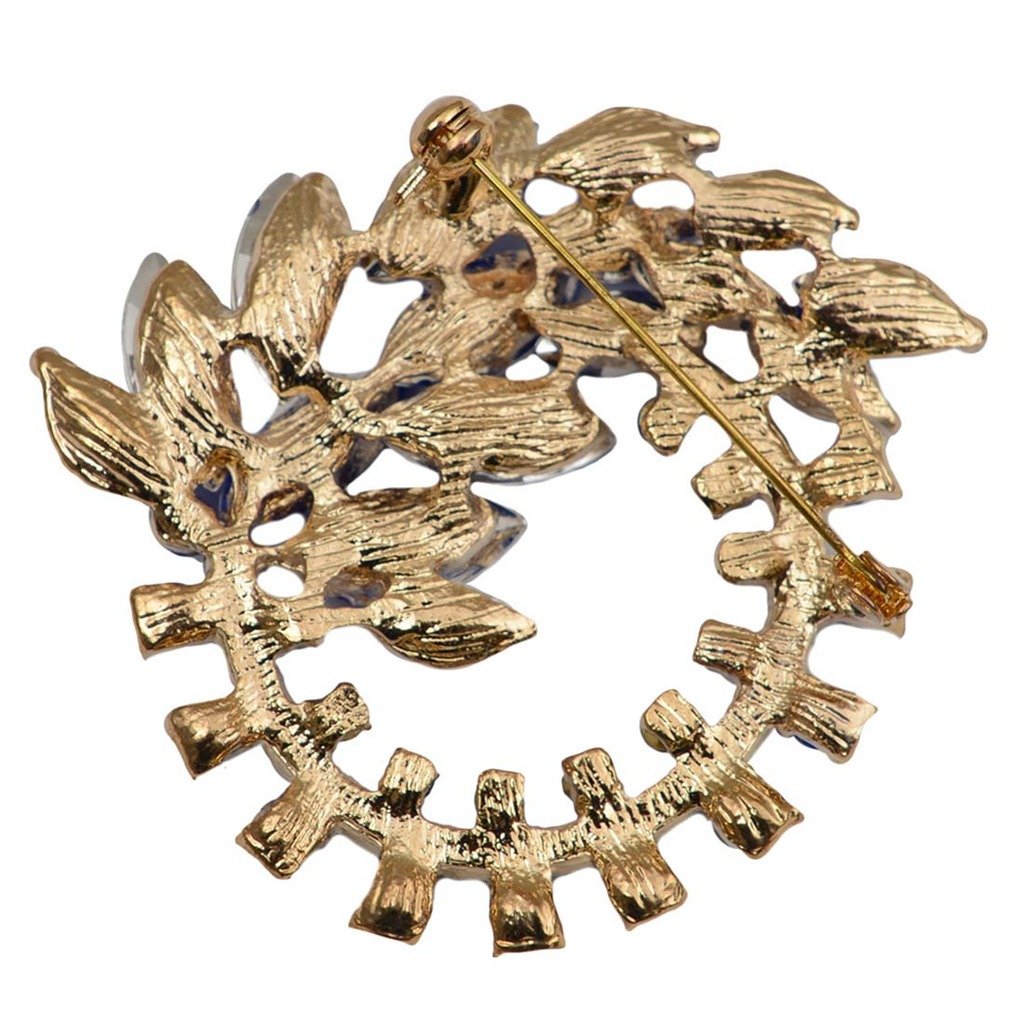 Elegant Crystal Brooch Pin
