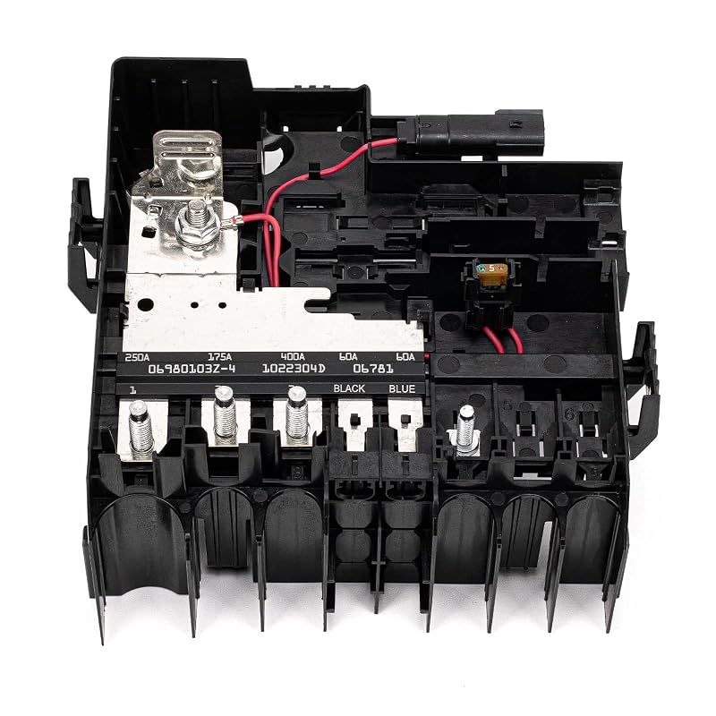 Caixa de fusíveis do compartimento do motor e distribuição da bateria RHAOCZIYAUTO para Chevrolet, GMC e Cadillac – 1 unidade