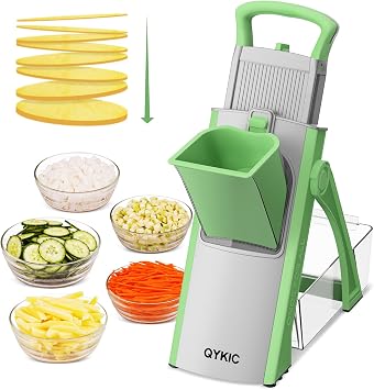 Safe Mandoline Slicer + Fresh Meat Slicer