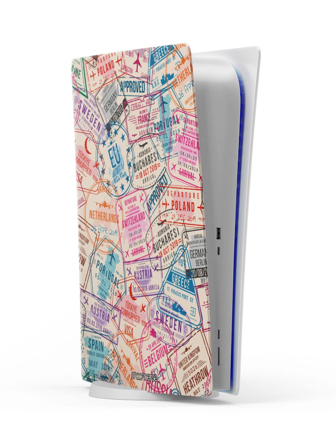 Macmerise Immigration Stamps Beige Skins for Sony PS5 Digital Edition (B09PDTY4BN) Amazon Price History, Amazon Price Tracker