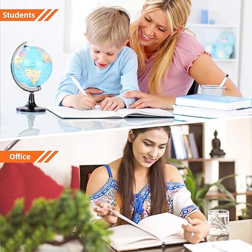 Miniatura 7 de BOSSAND Cuaderno rayado, diario A5 para escribir, 200 páginas de papel clásico a rayas de 3.53 ozm de grosor, tapa dura, 8.25 x 5.75 pulgadas, negro