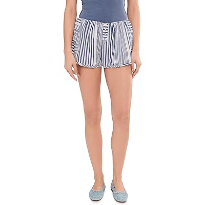 Free People Home By 8 Boxers cobalt combo
