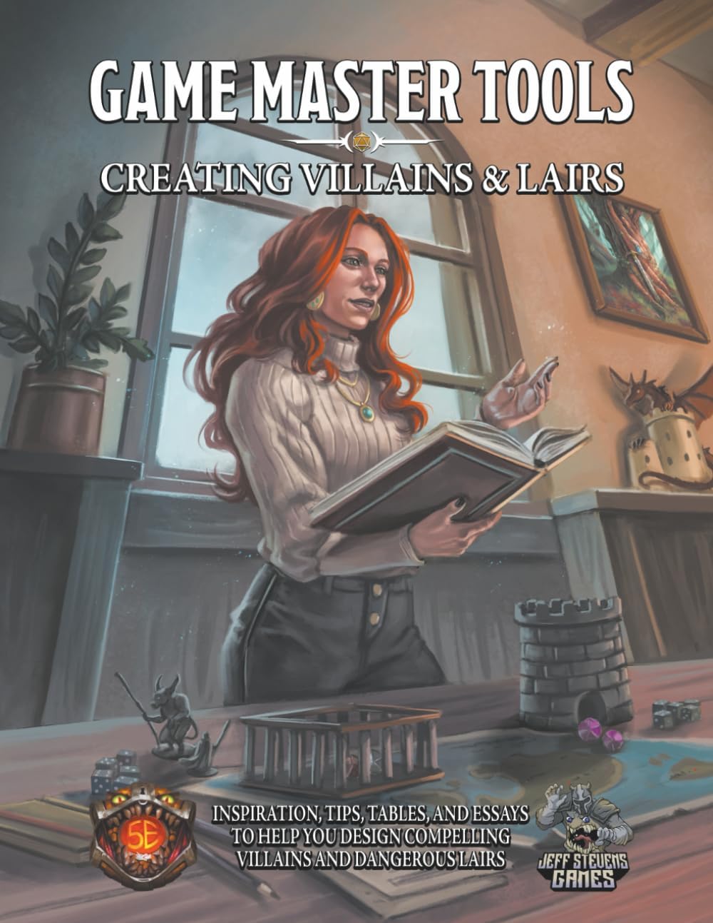 Game Master Tools: Creating Villains & Lairs: Tips, Tools, Tables, and Tricks to help GMs create unique villains and dangerous lairs.