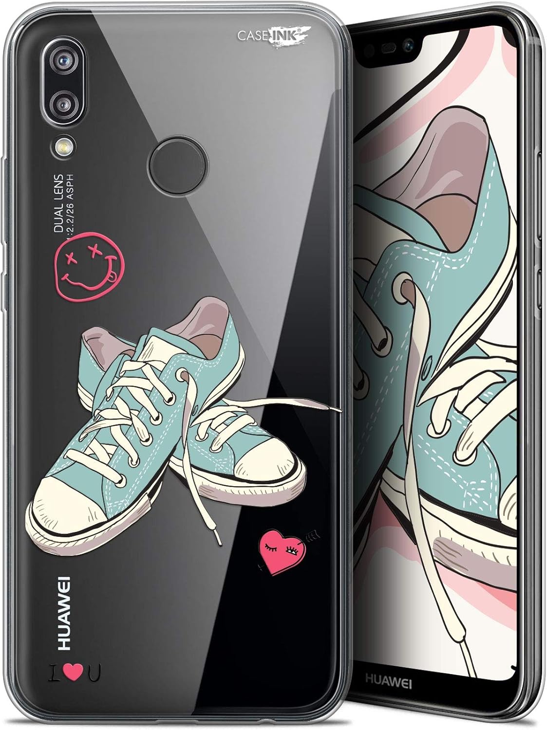 Ultra Slim Case for 6.47 Inch Huawei P30 Pro - My Sneakers of Love Design
