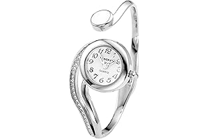 Exquisite Women's Timepiece: Shimmering Silver Costume Watch