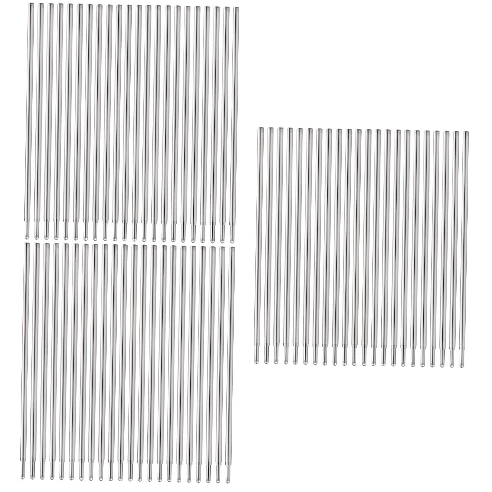 FOMIYES 60 Piezas para bolígrafo lápiz cejas lápiz de cejas puntos puntas líneas rotuladores marcadores de piel para stencil plantillas núcleos de pluma núcleos de lápiz de maquillaje