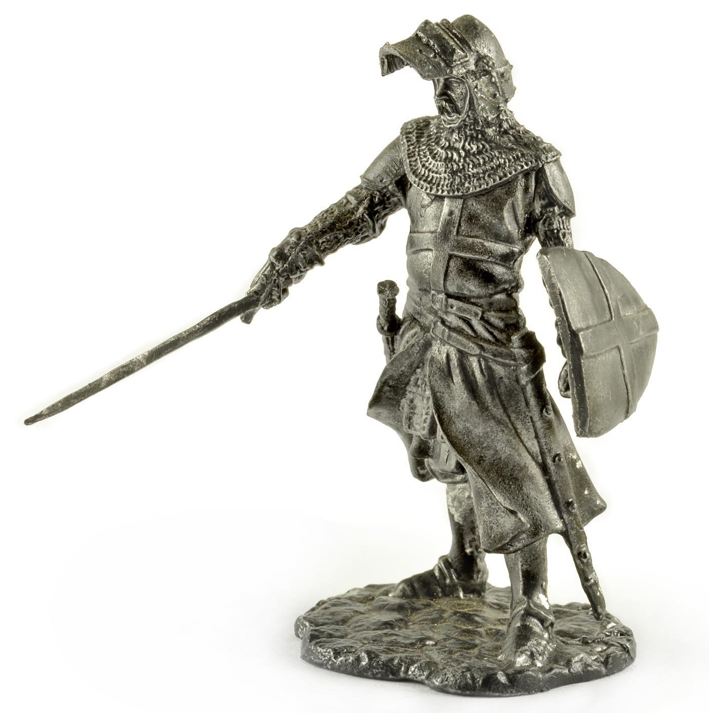 Amazon | 聖ヨハネ騎士団。 13世紀。金属の彫刻。コレクション54mm（1