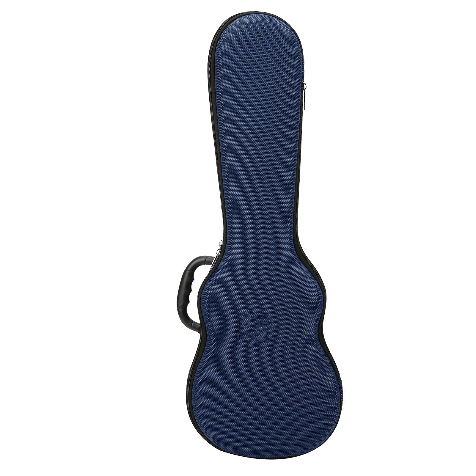Harter Ukulele-Koffer, Wasserdichte Ukulele-Tasche, 1200D Polyester mit EVA für 23 Zoll 24 Zoll, Doppelreißverschluss, Weiches Futter, Rucksack Zum Tragen für Studenten, Reisen, Üben (23/24