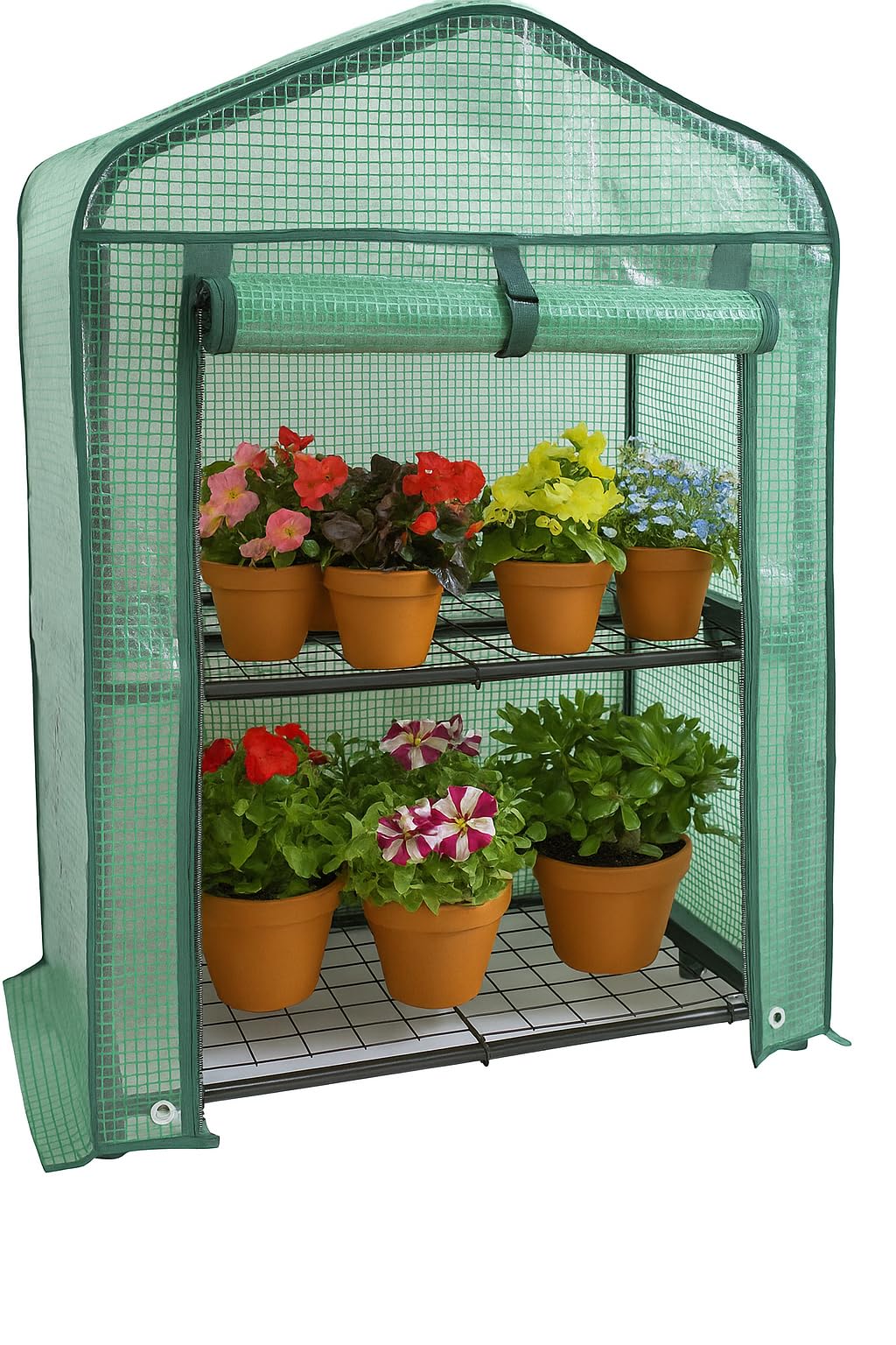 DIVCHI Greenhouse 2 Tier Mini Green House For Indoor & Outdoor Use Heavy Duty Garden Grow House Ideal For Growing Vegetables, Flowers, Herbs, And Seedlings-image-30