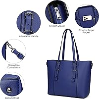 Vista 7 de Bolsos y bolsos de mano para mujer, bolso de hombro con asa superior, bolso de dama Azul oscuro
