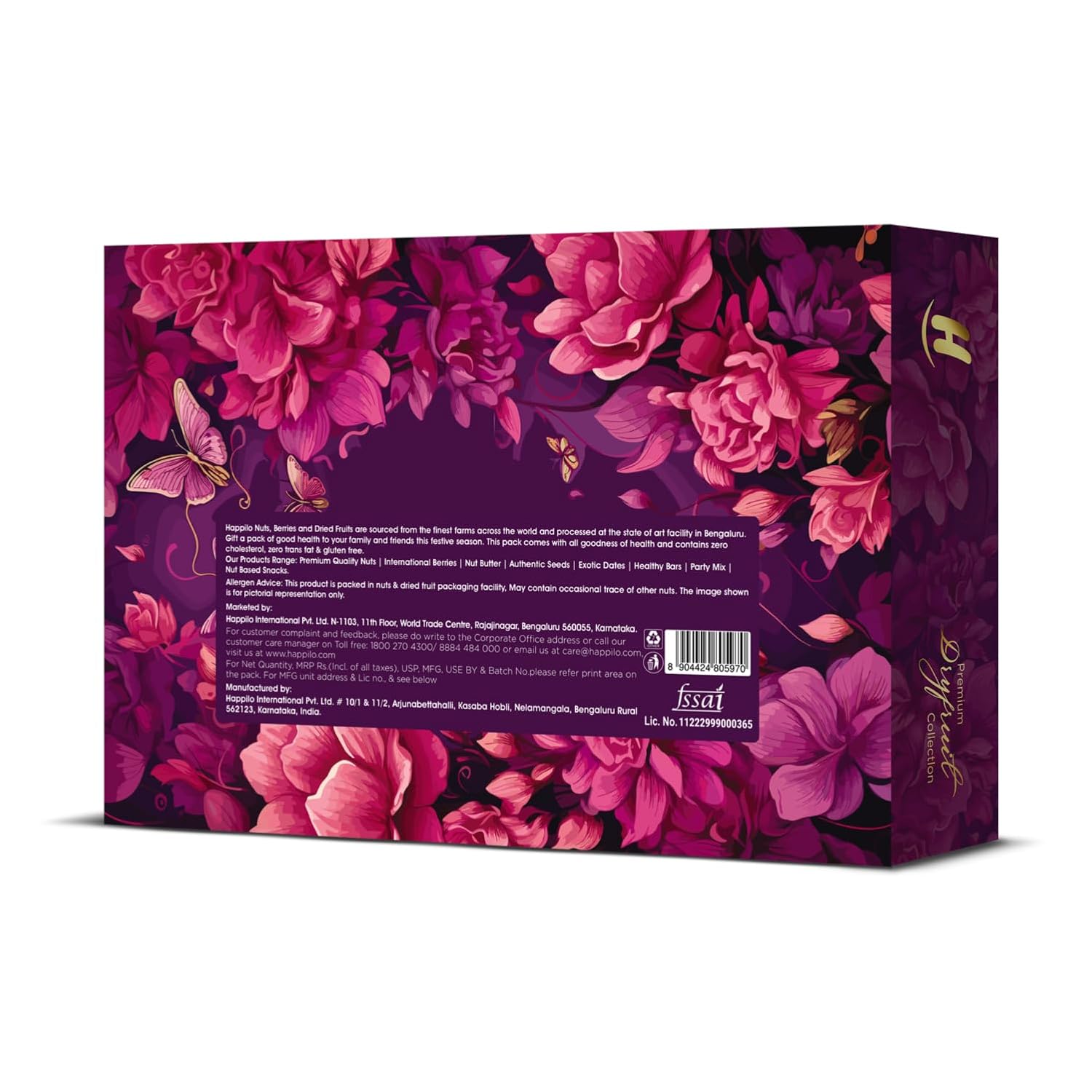 Happilo Pistachio & Fruit Gift Box, 400g