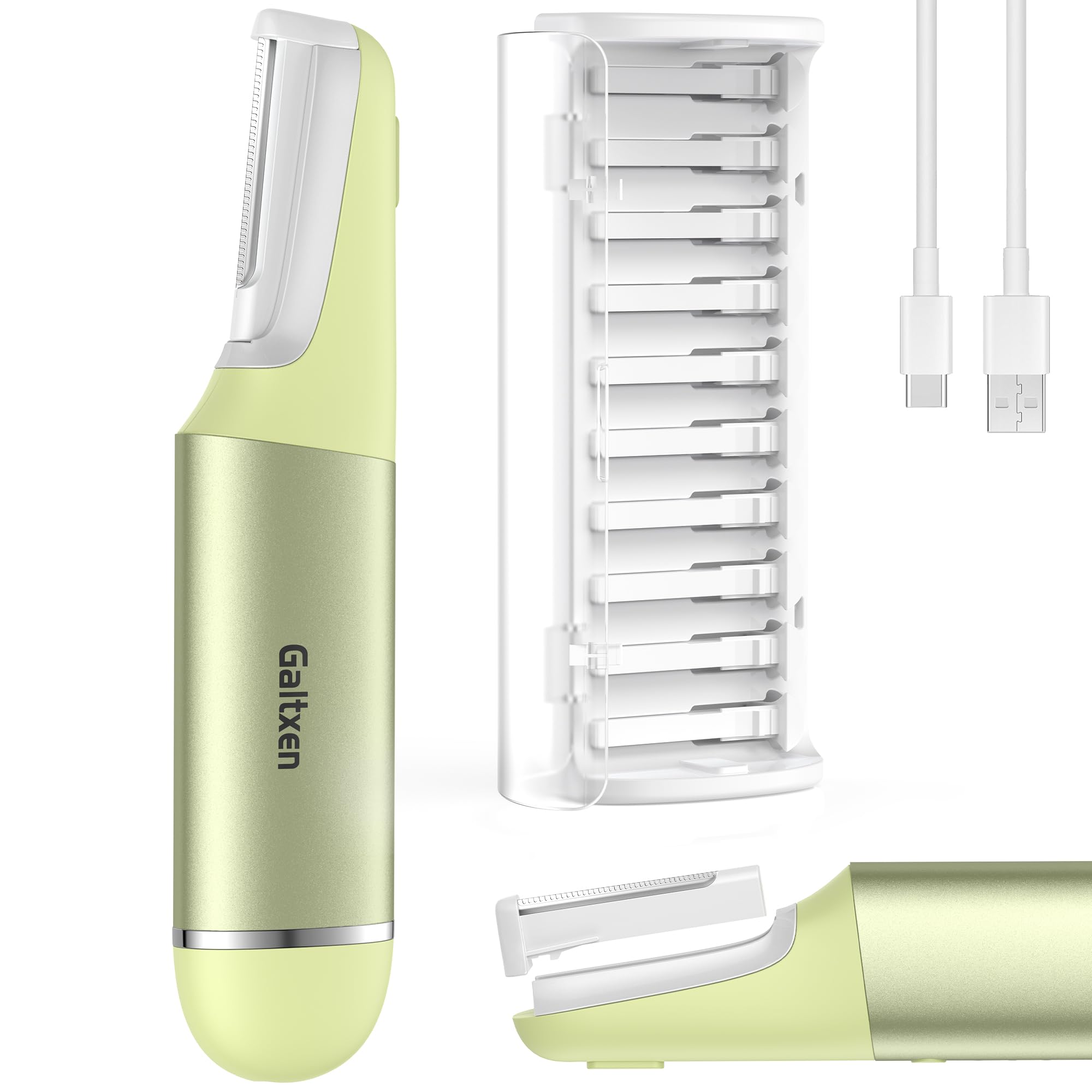 Sonic Dermaplane Razor for Women Face Beauty Face Epilator Exfoliation Peach Fuzz Facial Hair Removal for Women Electric