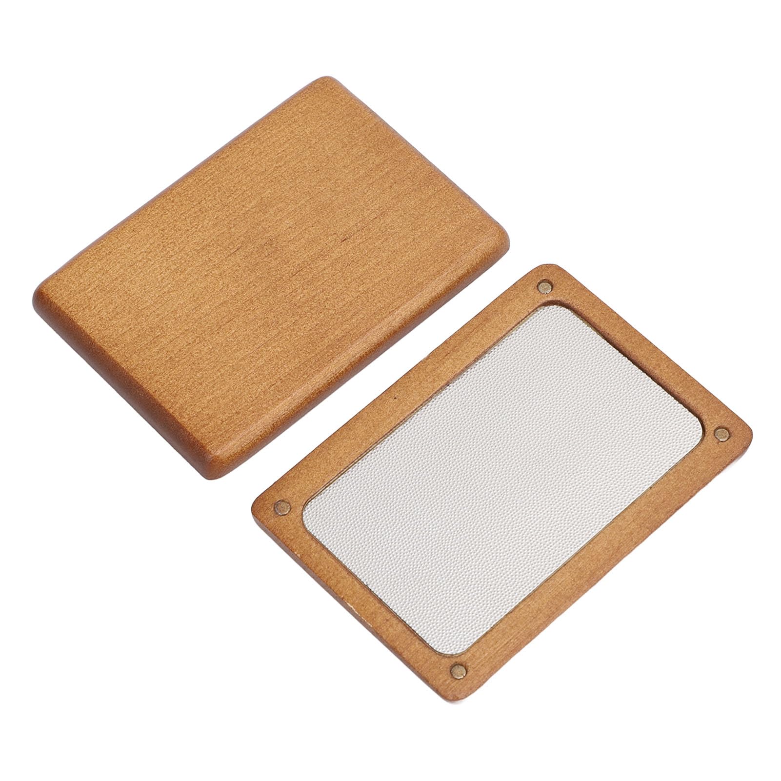 RiToEasysports Lijadora de Punta para Taco de Billar, Cuchillas de Lijado Profesionales de Acero Inoxidable con Carcasa de Madera para Accesorios de Taco de Billar y Equipo de Palo