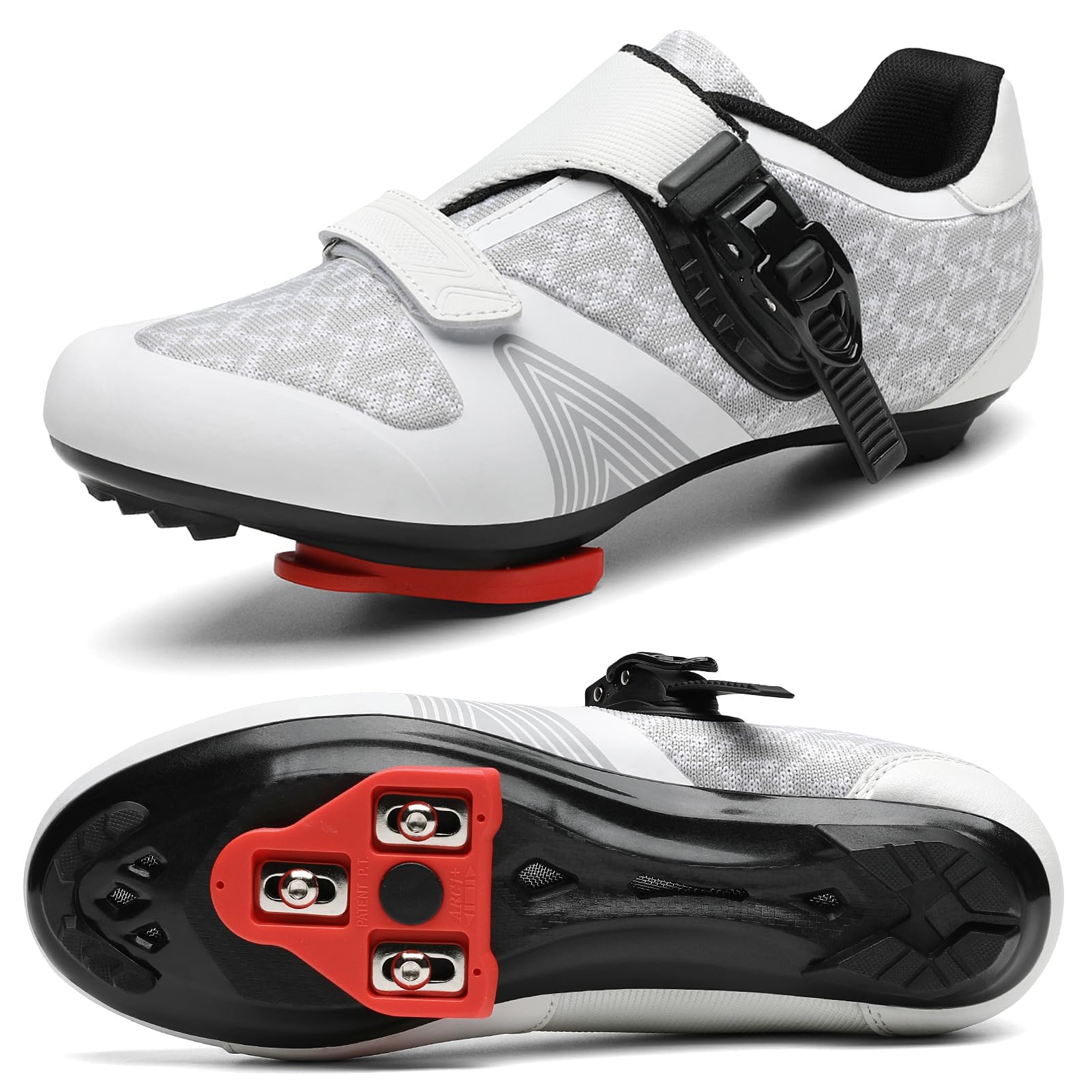 VikoViren Unisex Cycling Shoes Compatible with Peloton & SPD Bike | For Men Women, Delta Cleats Included, For Road Biking Indoor Outdoor Pedal,