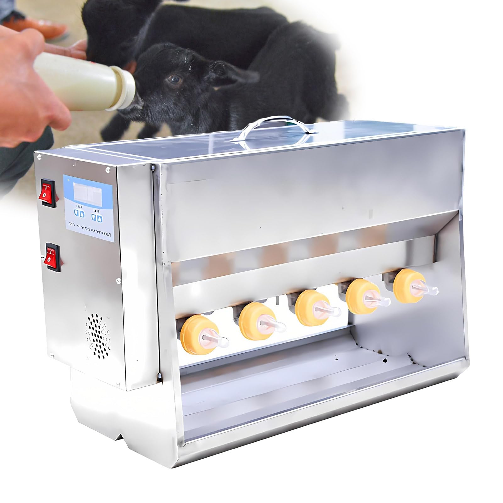 Máquina automática de alimentación de leche con fuente de sonido para lechones