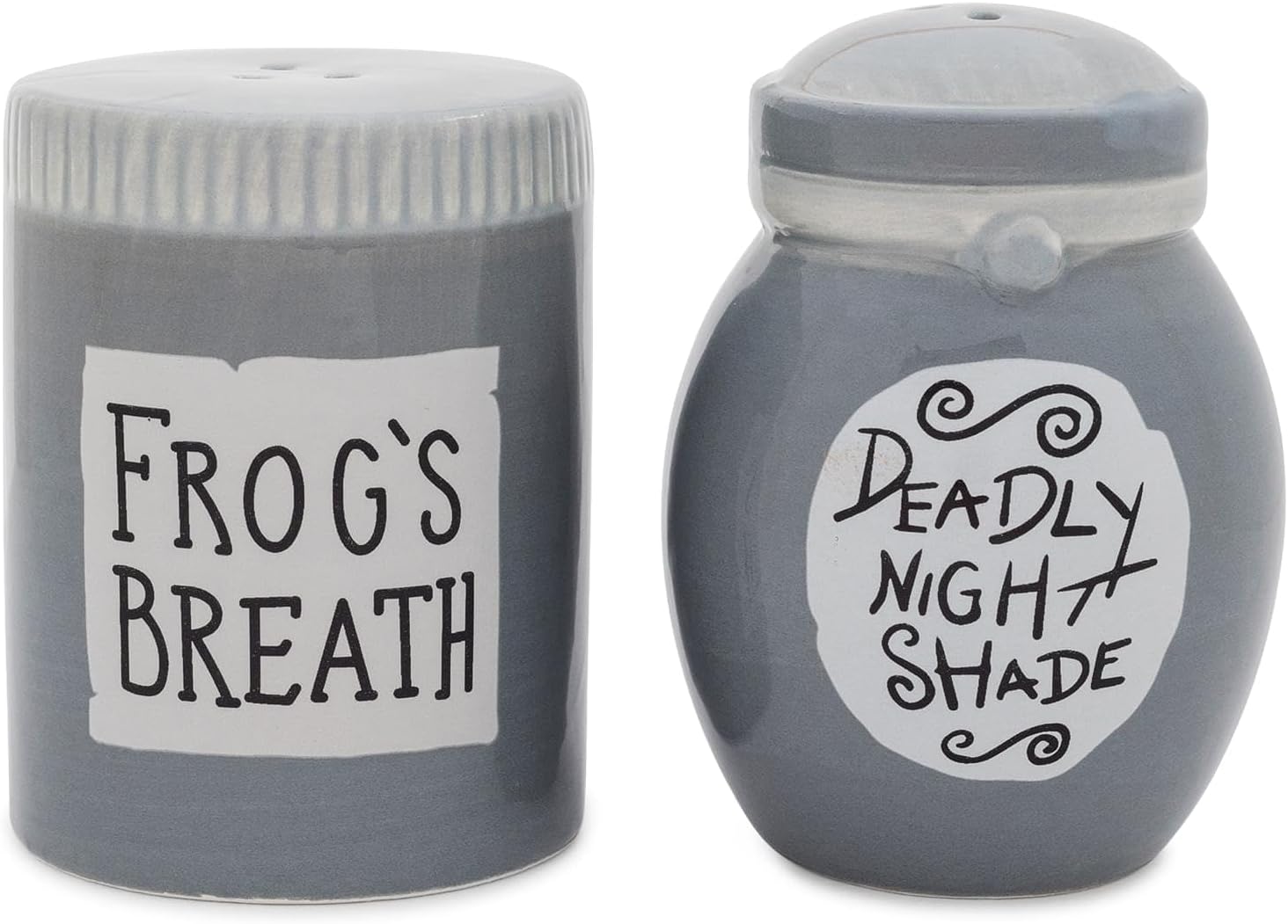 Disney The Nightmare Before Christmas Sally Jars Salt and Pepper Shaker Set | Spice Dispenser Storage Canisters