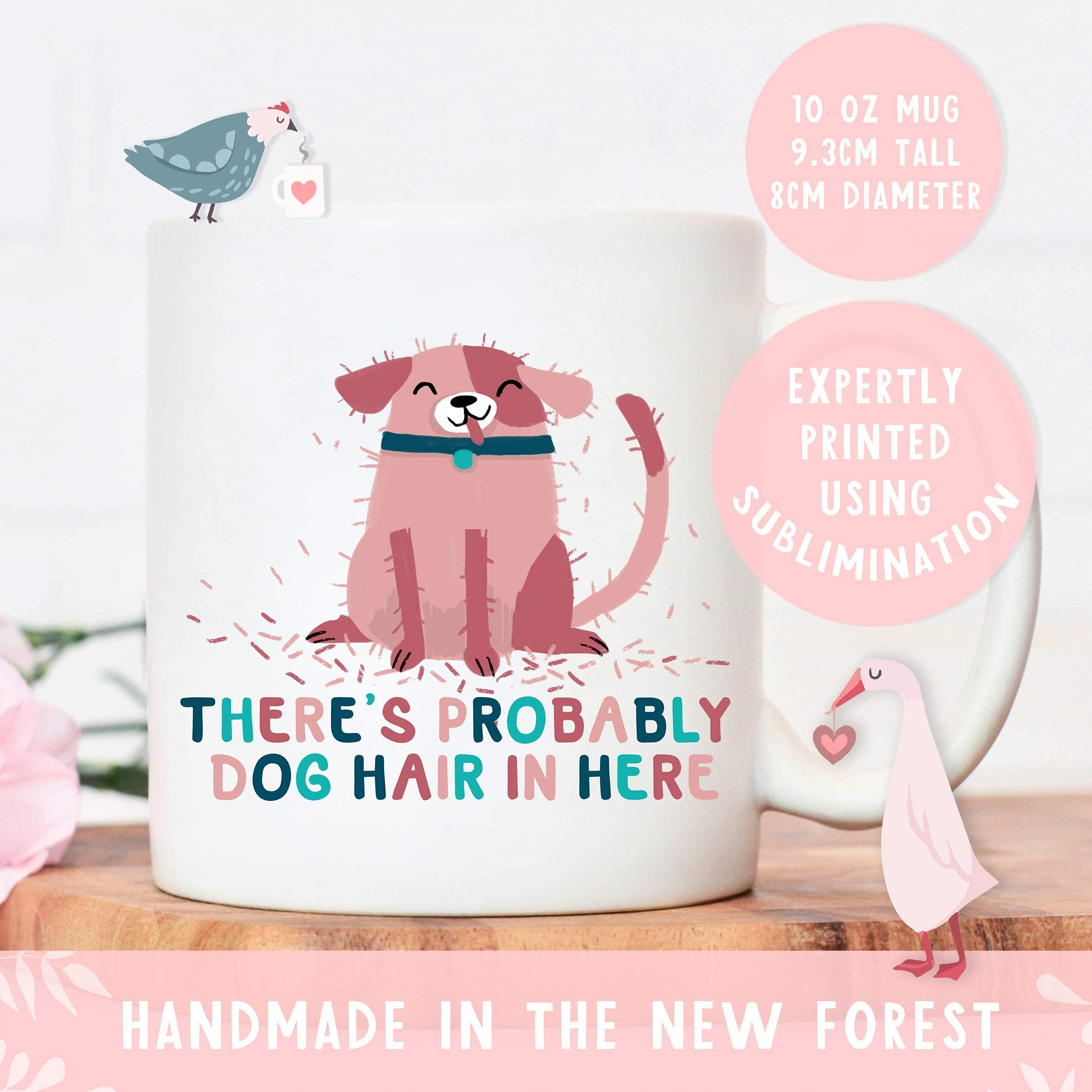 There's probably dog hair in here mug, 10 ounces - Image 3